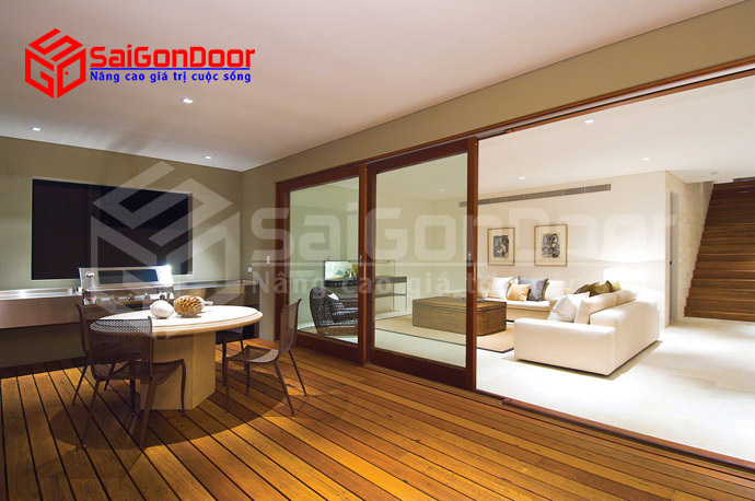 Cửa gỗ khách sạn đẹp SaiGonDoor